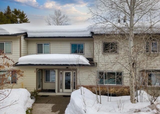 3 Cedar Ct Unit 3, Steamboat Springs, CO 80487 - view of snow covered rear of property