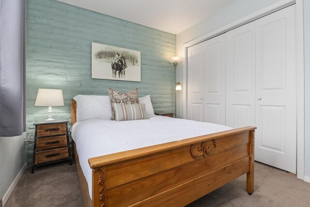 3 Cedar Ct Unit 3, Steamboat Springs, CO 80487 - carpeted bedroom with a closet and baseboards