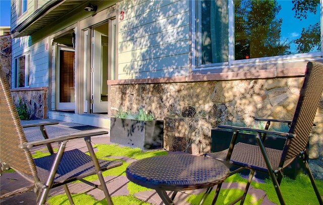 3 Cedar Ct Unit 3, Steamboat Springs, CO 80487 - balcony featuring a patio area and outdoor dining space