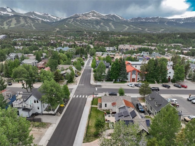 300 E Washington Ave, Breckenridge, CO 80424 - aerial view of residential area with a mountainous background