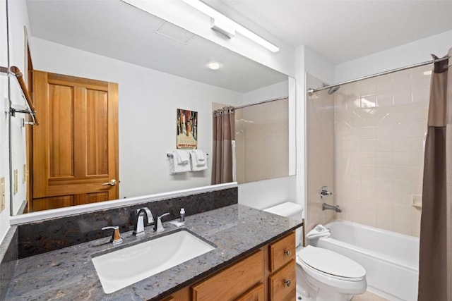 23110 US Highway 6 Unit 5044, Keystone, CO 80435 - bathroom with shower / tub combo with curtain, toilet, and vanity
