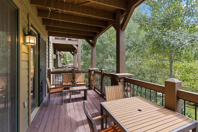 34 Highfield Trl Unit 203, Breckenridge, CO 80424 - view of deck