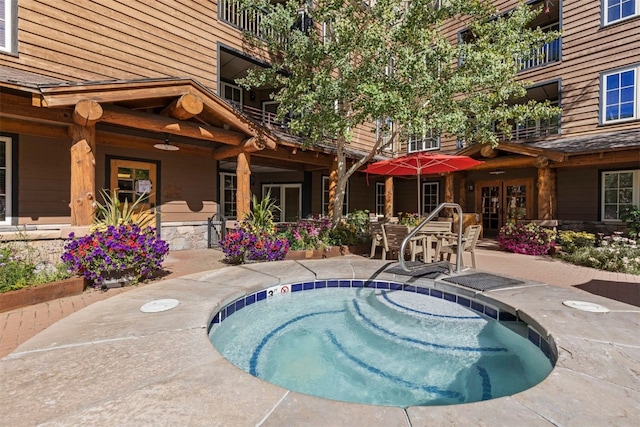 150 Dercum Sq Unit 8499, Keystone, CO 80435 - view of swimming pool featuring a swimming pool, a patio, and french doors