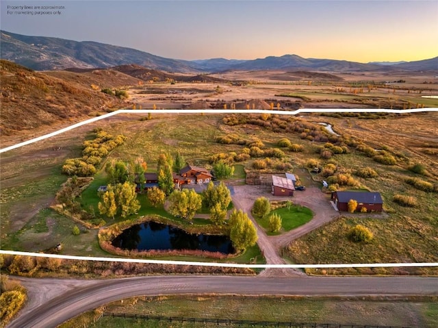32505 County Road 20, Steamboat Springs, CO 80487 - view of property location with property boundaries highlighted and a mountainous background