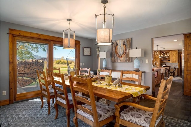 32505 County Road 20, Steamboat Springs, CO 80487 - dining room with baseboards and recessed lighting