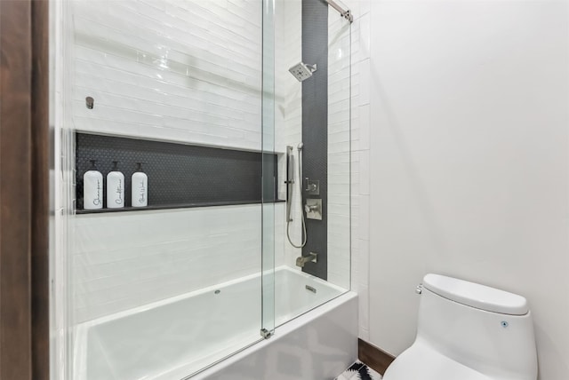 257 Barton Ridge Dr, Breckenridge, CO 80424 - bathroom featuring toilet and combined bath / shower with glass door