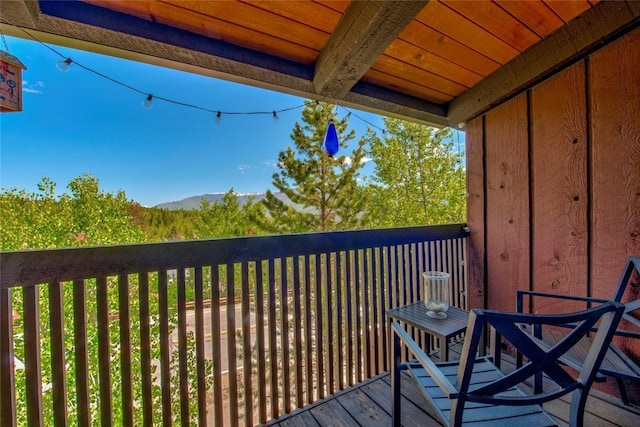 51 Salt Lick Cir Unit 51, Silverthorne, CO 80498 - deck featuring a mountain view