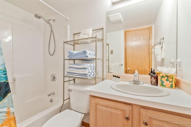480 Ore House Plz Unit 106, Steamboat Springs, CO 80487 - full bath with shower / bath combination with curtain, vanity, and toilet