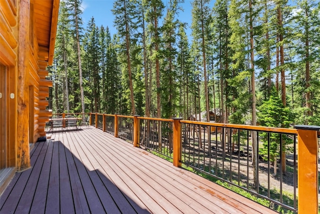 665 Whispering Pines Ln, Breckenridge, CO 80424 - deck with outdoor dining area