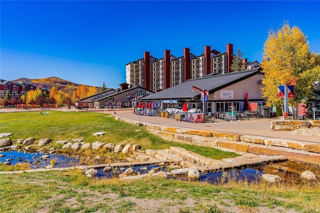 1875 Ski Time Square Dr Unit 711, Steamboat Springs, CO 80487 - back of property with a mountain view