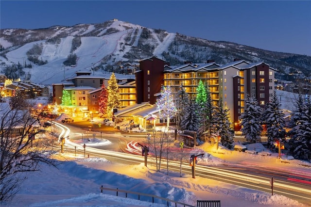 1875 Ski Time Square Dr Unit 711, Steamboat Springs, CO 80487 - view of home's community with a mountain view