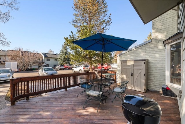 21 Balsam Ct, Steamboat Springs, CO 80487 - deck with grilling area and outdoor dining area
