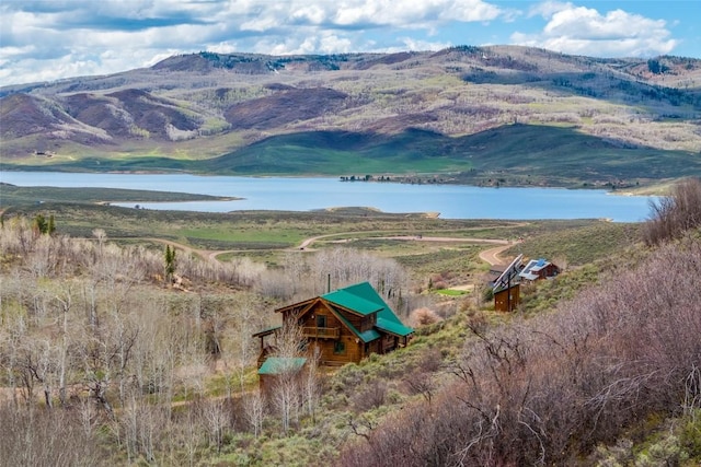 24110 Arapahoe Rd, Oak Creek, CO 80467 - view of mountain feature featuring a water view