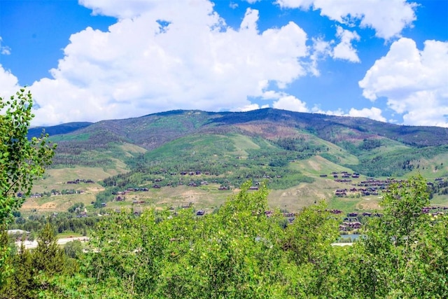 view of mountain feature