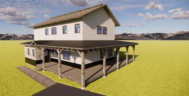 57400 Clara Way, Clark, CO 80428 - back of property with a mountain view