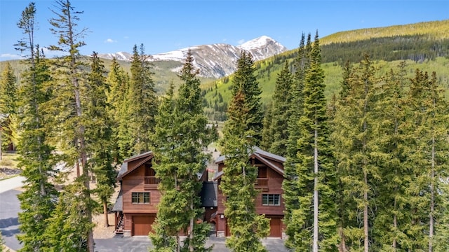 960 Whispering Pines Ln, Breckenridge, CO 80424 - view of mountain backdrop featuring a forest