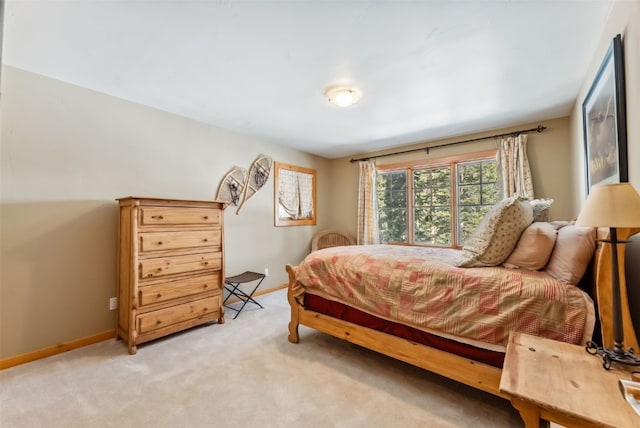 960 Whispering Pines Ln, Breckenridge, CO 80424 - bedroom featuring baseboards and light colored carpet
