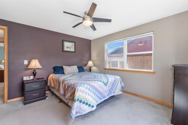 2981 Abbey Rd, Steamboat Springs, CO 80487 - bedroom featuring carpet floors, cooling unit, and a ceiling fan