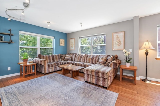 2981 Abbey Rd, Steamboat Springs, CO 80487 - living room featuring light wood-type flooring and baseboards