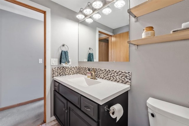 2981 Abbey Rd, Steamboat Springs, CO 80487 - bathroom with backsplash and vanity