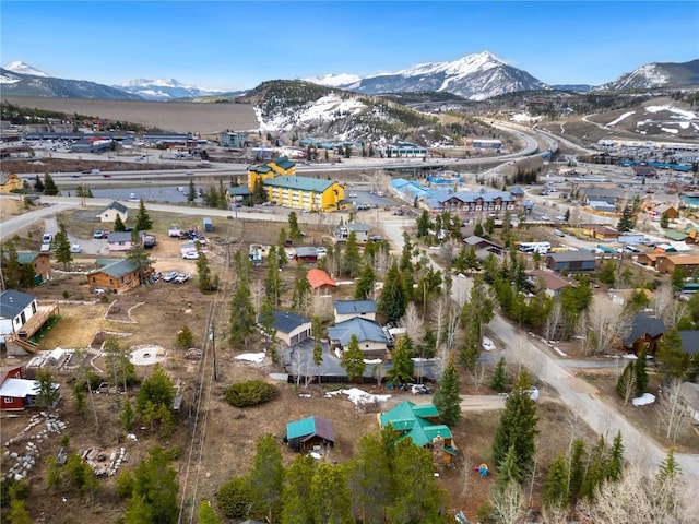 316 Hummingbird Cir, Silverthorne, CO 80498 - aerial view of property's location with a mountain backdrop