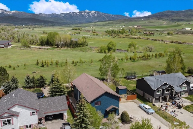 27426 Brandon Cir, Steamboat Springs, CO 80487 - aerial view of sparsely populated area with a mountainous background