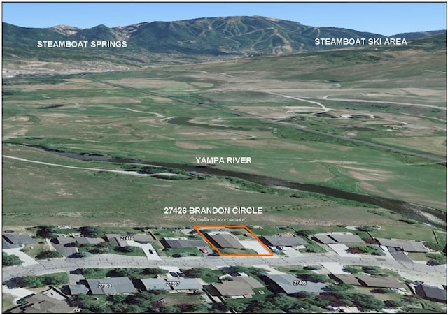 27426 Brandon Cir, Steamboat Springs, CO 80487 - view of mountain background featuring nearby suburban area