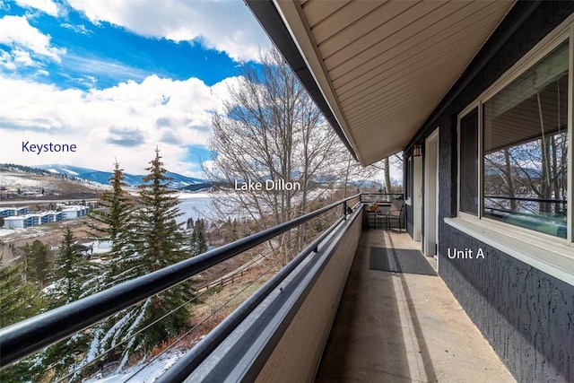 370 E Ln Bonte St Unit A, Dillon, CO 80435 - snow covered back of property with a mountain view