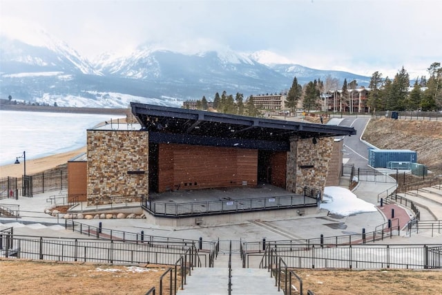 370 E Ln Bonte St Unit A, Dillon, CO 80435 - view of property's community featuring fence and a mountain view