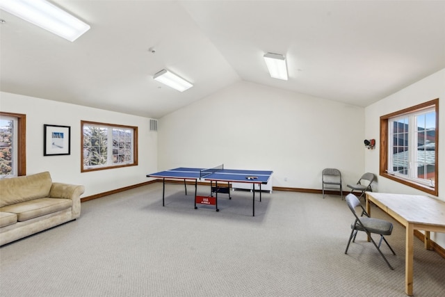 101 E Main St Unit 301, Frisco, CO 80443 - playroom with vaulted ceiling, carpet flooring, and baseboards