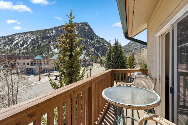 101 E Main St Unit 301, Frisco, CO 80443 - balcony featuring a mountain view