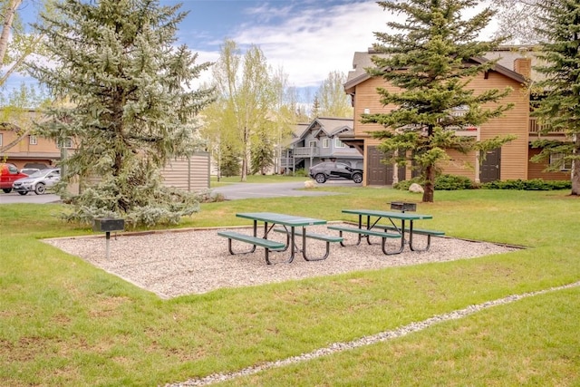 1399 Morgan Ct Unit 704, Steamboat Springs, CO 80487 - surrounding community featuring a lawn