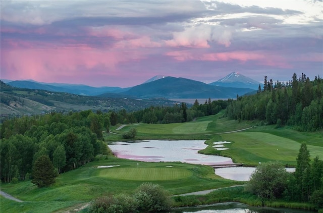 330 High Park Ct, Silverthorne, CO 80498 - view of home's community featuring a water and mountain view and view of golf course