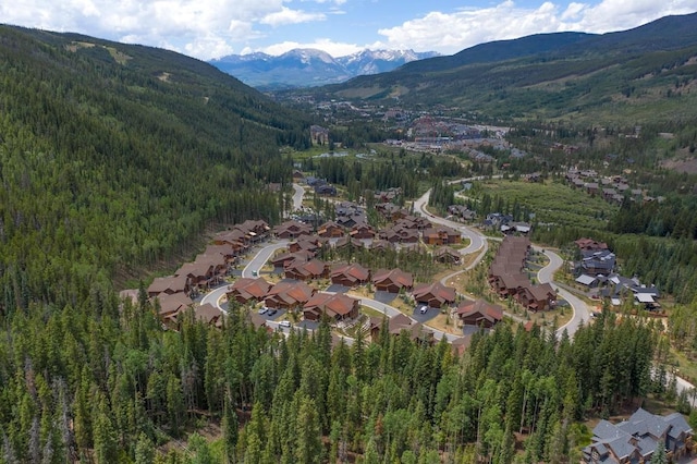 67 Outpost Dr Unit 67, Keystone, CO 80435 - aerial view of property and surrounding area featuring mountains