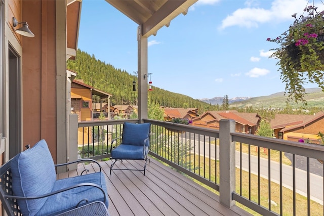 67 Outpost Dr Unit 67, Keystone, CO 80435 - deck with a mountain view and a residential view