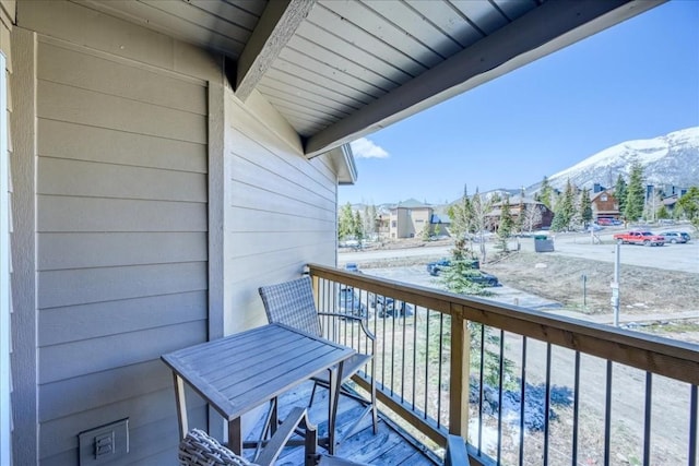 8300 Ryan Gulch Rd Unit F306, Silverthorne, CO 80498 - balcony featuring a mountain view