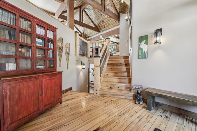 28 Tieze Ln, Keystone, CO 80435 - stairs with hardwood / wood-style flooring