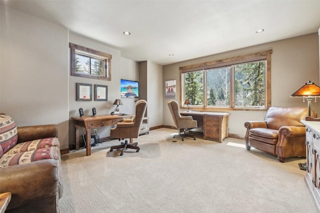 28 Tieze Ln, Keystone, CO 80435 - office with light carpet and recessed lighting