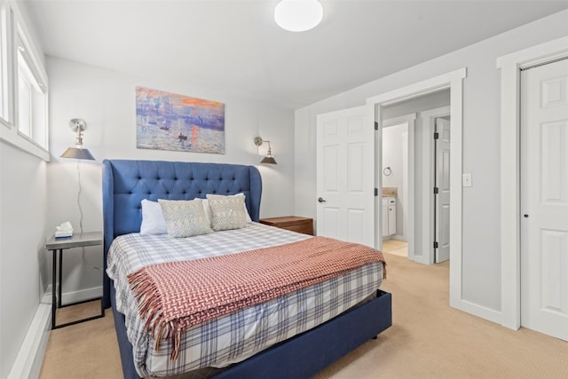 821 Pitkin St Unit 8, Frisco, CO 80443 - bedroom featuring light carpet and baseboards