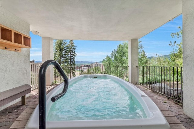 1995 Storm Meadows Dr Unit 307, Steamboat Springs, CO 80487 - view of swimming pool with a mountain view