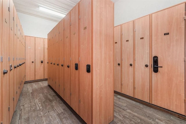 1995 Storm Meadows Dr Unit 307, Steamboat Springs, CO 80487 - corridor with wood finished floors