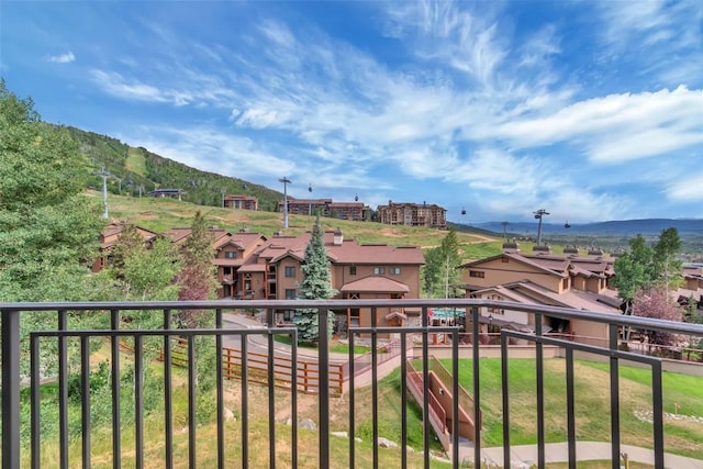 1995 Storm Meadows Dr Unit 307, Steamboat Springs, CO 80487 - balcony featuring a mountain view