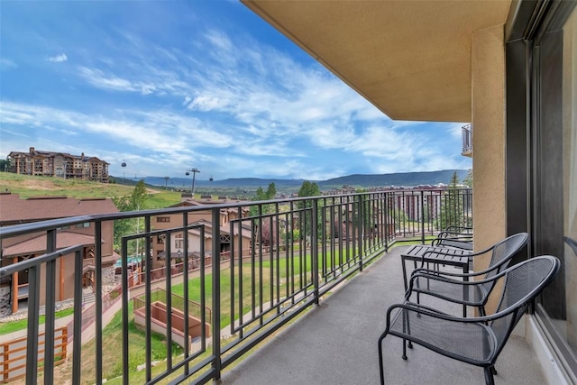 1995 Storm Meadows Dr Unit 307, Steamboat Springs, CO 80487 - balcony with a mountain view