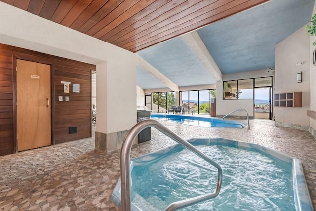 1995 Storm Meadows Dr Unit 307, Steamboat Springs, CO 80487 - indoor pool featuring a hot tub