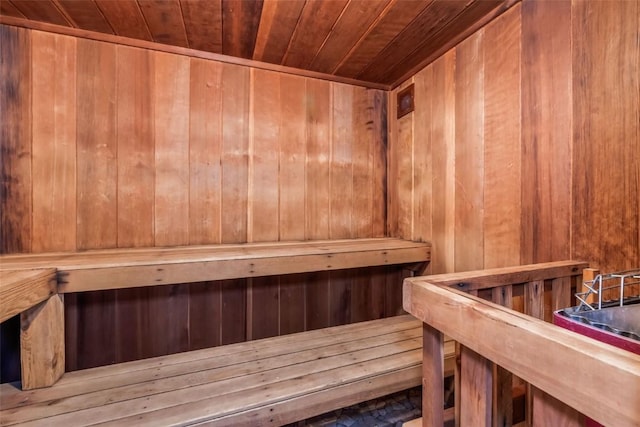 1995 Storm Meadows Dr Unit 307, Steamboat Springs, CO 80487 - relaxing sauna featuring wooden ceiling and wood walls