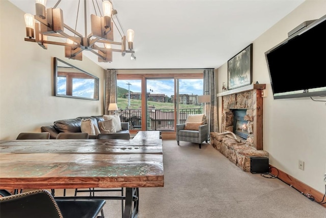 1995 Storm Meadows Dr Unit 307, Steamboat Springs, CO 80487 - view of carpeted living area