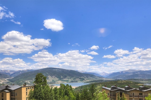 307 Saddle Ridge Dr Unit 307, Wildernest, CO 80498 - view of mountain backdrop with a large body of water