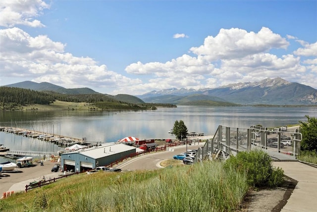 210 E Ln Bonte St Unit 121, Dillon, CO 80435 - water view with a mountainous background