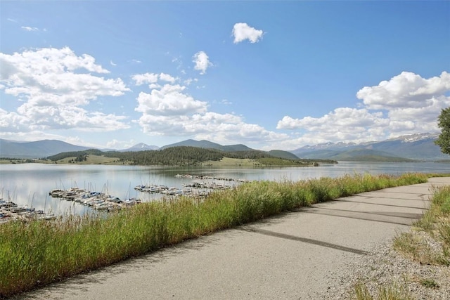 210 E Ln Bonte St Unit 121, Dillon, CO 80435 - water view featuring mountains