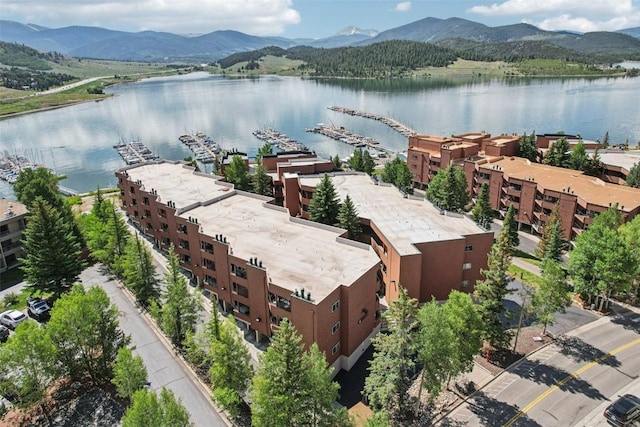 210 E Ln Bonte St Unit 121, Dillon, CO 80435 - drone / aerial view of a water and mountain view